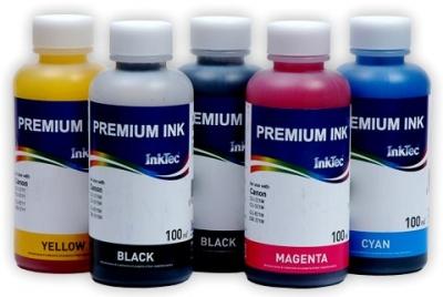 Чернила InkTec пигментные(C5025-100MB) + водорастворимые(C5026-100M), комплект